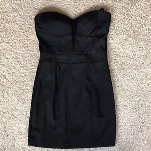 Bebe Strapless cocktail dress